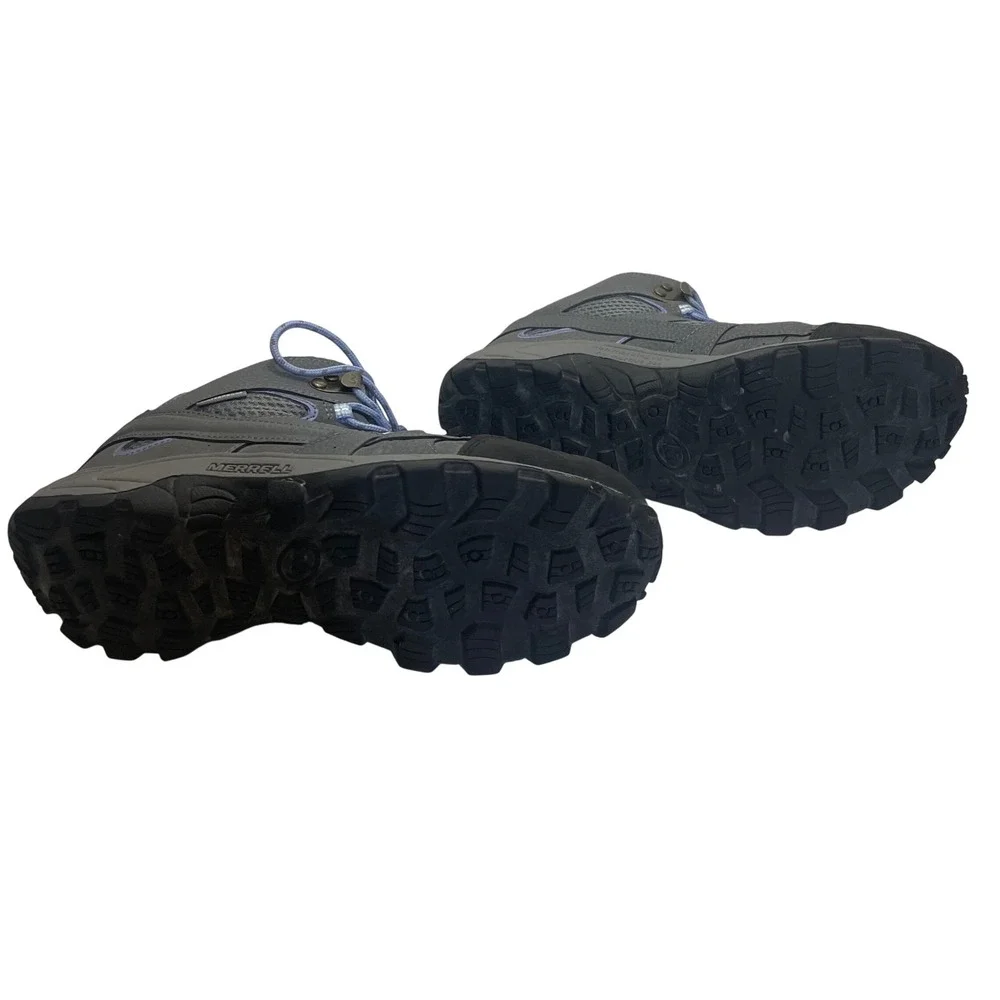 Merrell Moab 2 Mid Waterproof Hiking Boots Women's Size 5.5M Gray‎ Purple - Picture 6 of 8